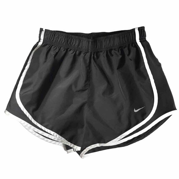 Nike Tempo Running Shorts Women S DRY Dri FIT Brief Liner Gray White Workout EUC - Picture 4 of 11